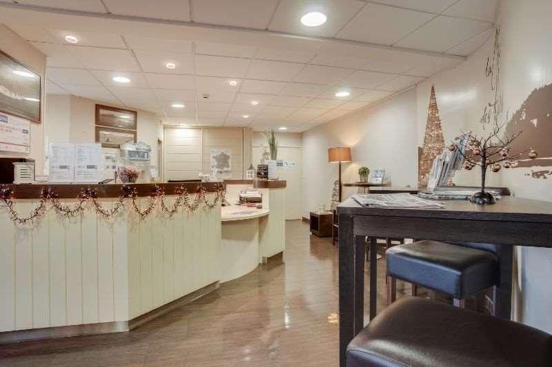 Brit Hotel De La Cote Des Havres Lessay Nội địa bức ảnh